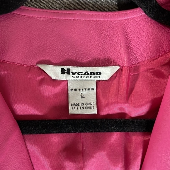 Vintage Nygard Collection Barbie Pink Leather Jacket - Picture 5 of 7